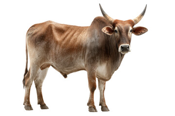Humped Zebu Cattle Cutout