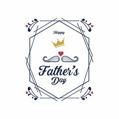Happy Father’s Day Typography Vector Designs Bundle
