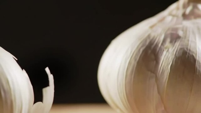 Whole Garlic Bulb: Papery Skin, Rustic Charm, Healthy