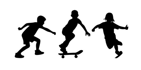 dancing girls silhouettes