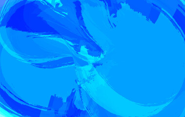 Creative Blue Watercolor Background, Dynamic Wave Fluid Paint Texture