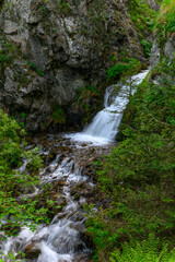 waterfall in the mountains
