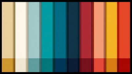 Abstract Colorful Vertical Stripes Background
