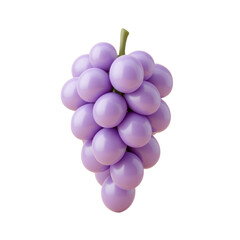 against a solid dark backdrop, a cluster of fruits hangs, each individual unit rendered in a smooth, light color