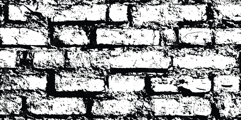 Aufkleber abstract background of white brick seamless texture of a white brick wall transparent background. te