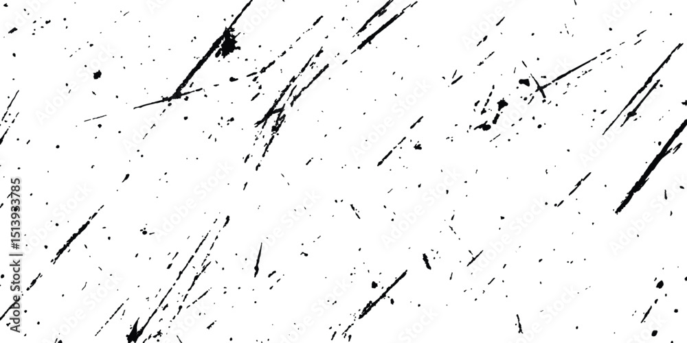 Poster scratches texture dirty grainy and scratches transparent white background. vector scratch marks line