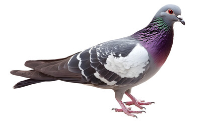 Fototapeta premium Pigeon bird isolated on a white background