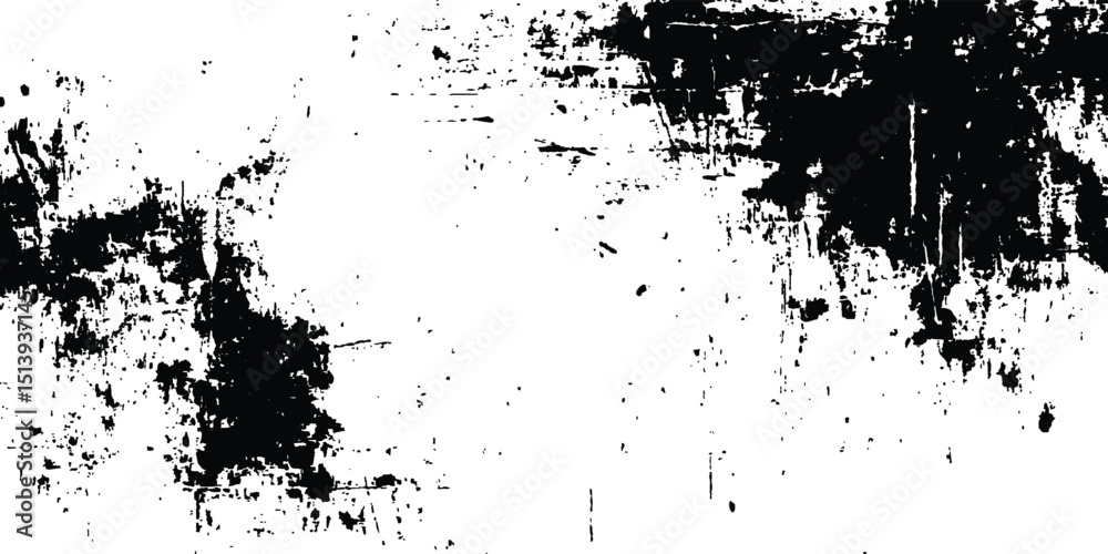 Poster abstract grunge texture background design. vector grunge black and white distressed texture backgrou