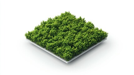 Square patch of dense green foliage