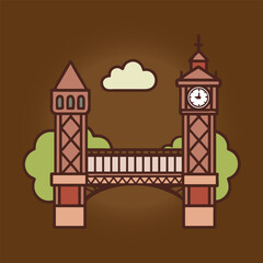 A watchtower or guardtower post