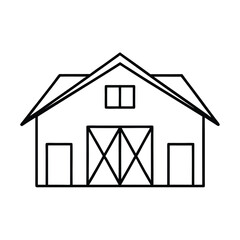 house vector icon line art on transparent background