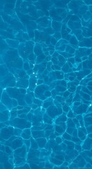 Obraz premium Abstract view of rippled, textured blue water