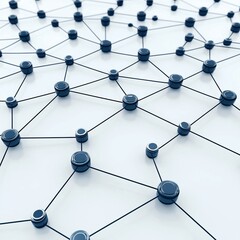 Network Connections Abstract Design