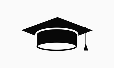 A vector black graduation design.