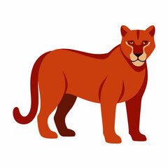 Obraz premium Royal Bengal Tiger One White Background