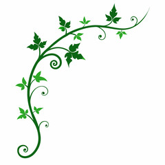 abstract floral background with frame