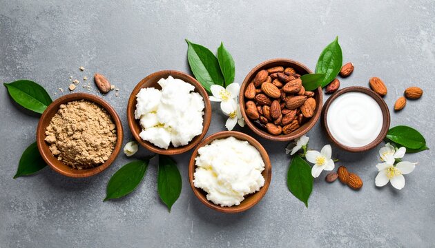 Ingredientes de Belleza Natural con Manteca de Karit&eacute; y Cacao