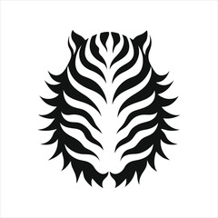 Tiger Skin Pattern Vector Background Illustration