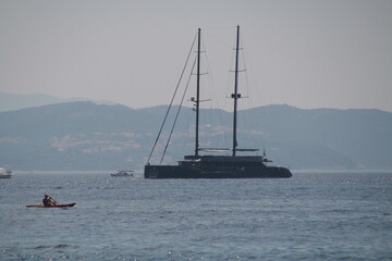 Dubrovnik, a beautiful old town and a port alive with sailboats.