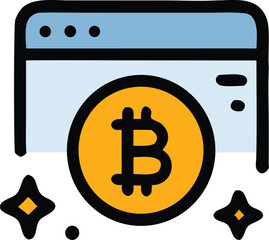 digital currency icon.