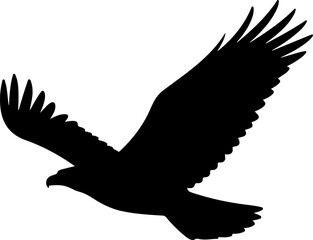 Crow silhouette vector illustration design