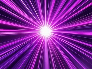 Neon speed rays abstract background. A burst of pink light energy

