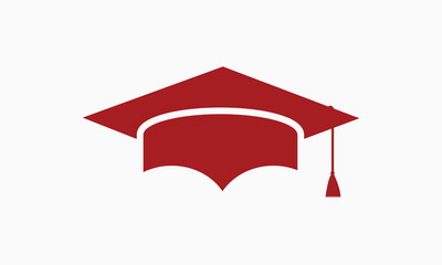 A vector red graduation design.
