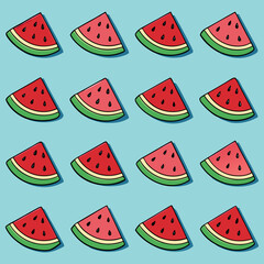Watermelon Slice Pattern