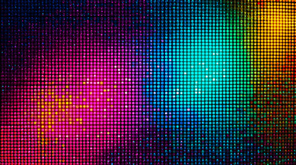 Led screen texture dots display light background..TV pixel pattern screen and videowall. Dot RGB TV background.