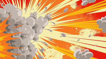 Vibrant explosion graphic
