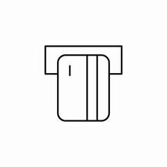 card reader icon sign vector