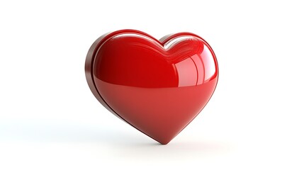 Perfect Red Heart Symbol of Love Romance and Valentines Day