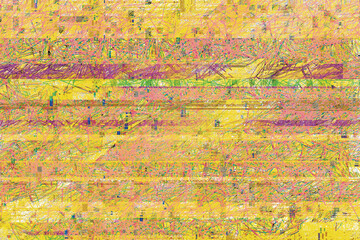 glitch pattern abstract background noise yellow stripe