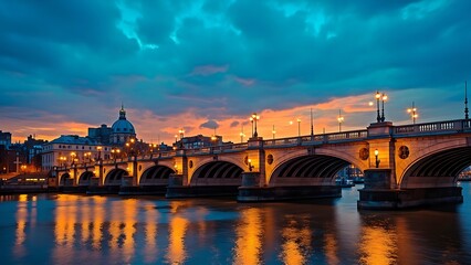 Obraz premium london bridge over the river