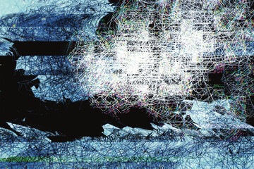 glitch pattern abstract background noise blue texture