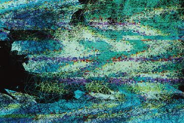 glitch pattern abstract background noise blue texture