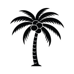 Fototapeta premium palm tree silhouette