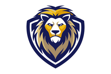 Dynamic Lion Head Logo for Sports Branding