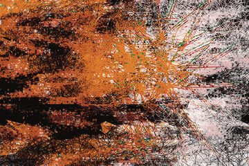 glitch pattern abstract background noise orange texture
