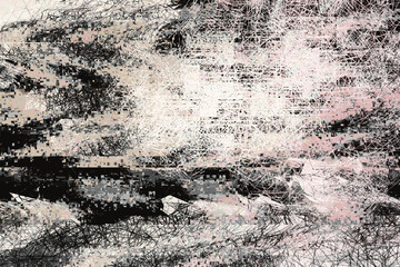glitch pattern abstract background noise black and white texture