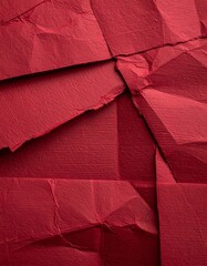 Dark red paper texture close view background, red paper pattern for presentations