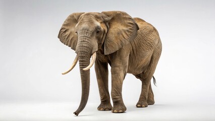 Obraz premium Elephant on studio background