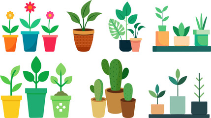 decorative plant vector Art, Icons, and Graphics 