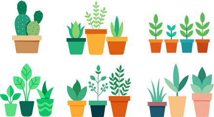 decorative plant vector Art, Icons, and Graphics 