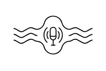 Sound waves microphone audio recording voice communication