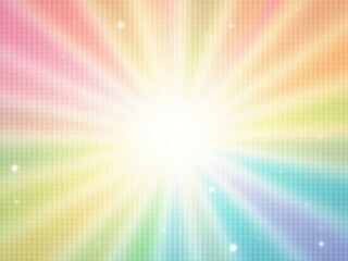 Obraz premium Colorful light shining radial line sunburst