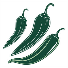 Graphic design of chilli
