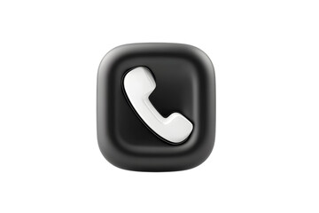 Phone icon design digital communication graphic element modern style flat view minimalist concept for seo impact