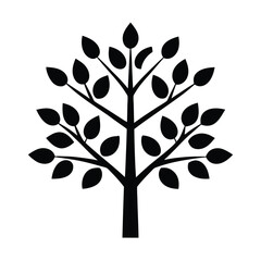 Obraz premium tree silhouette vector