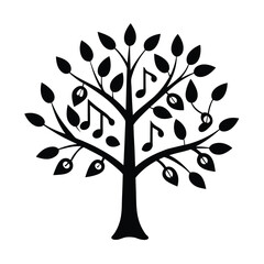 Obraz premium vector tree silhouette